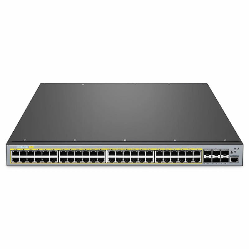 SFPS S5500-48T6SP-R, 48-Port Gigabit Ethernet L3 PoE+ Switch, 48 x PoE+ Ports @760W, with 6 x 10Gb SFP+, Support Stacking SFPS
