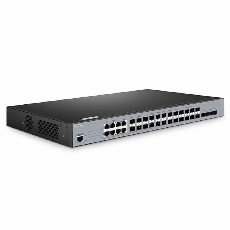 SFPS S3900-24F4S-R, 24-Port Gigabit Ethernet L2+ Switch, 16 x 1Gb SFP, 8 x 1Gb RJ45/SFP Combo Ports, with 4 x 10Gb SFP+ Uplinks, Stackable Switch SFPS