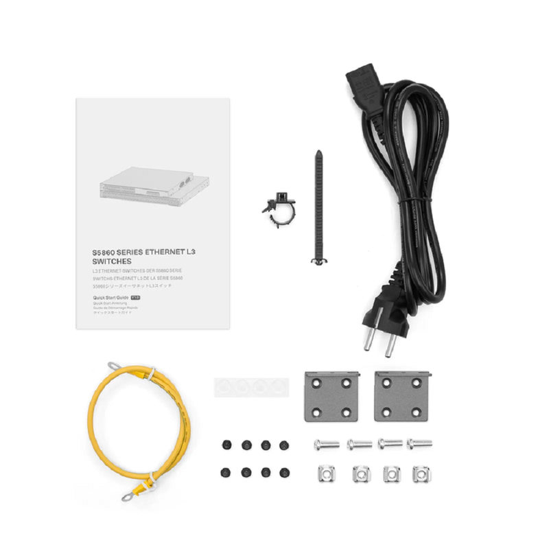 SFPS S5860-24MG-U, 24-Port Ethernet L3 PoE++ Switch, 24 x 5GBASE-T/Multi-Gigabit Ports, with 4 x 25Gb SFP28 Uplinks, PicOSA®, Support MLAG & Perpetual PoE, Broadcom Chip SFPS