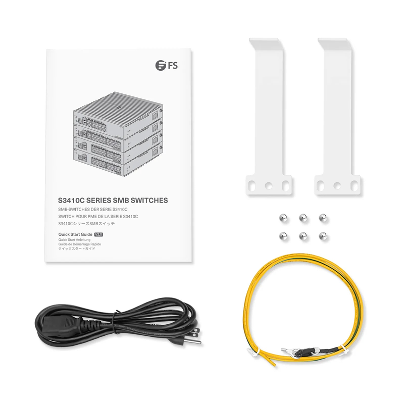 SFPS S3410C-16TMS-P, 16-Port Gigabit Ethernet L2+ PoE+ Switch, 6 x PoE+ Ports, 2 x 5Gb PoE+ Ports@125W, 10 x 1Gb RJ45, with 2 x 10Gb SFP+ Uplinks, PicOSA®, Support MLAG, Broadcom Chip, Fanless SFPS