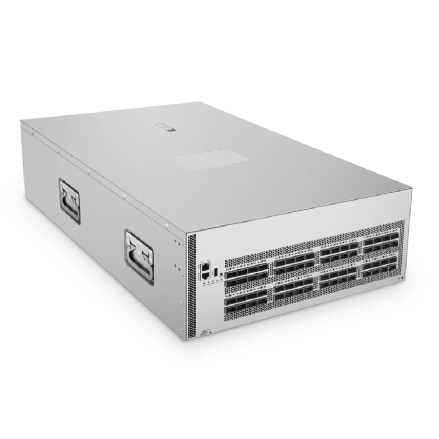 SFPS N8610-64DB, 4U, 64-Port Ethernet HPC/AI Data Center Switch, 64 x 400Gb QSFP-DD, PicOSA®, Broadcom Tomahawk 4 Chip, Front-to-Back Airflow SFPS