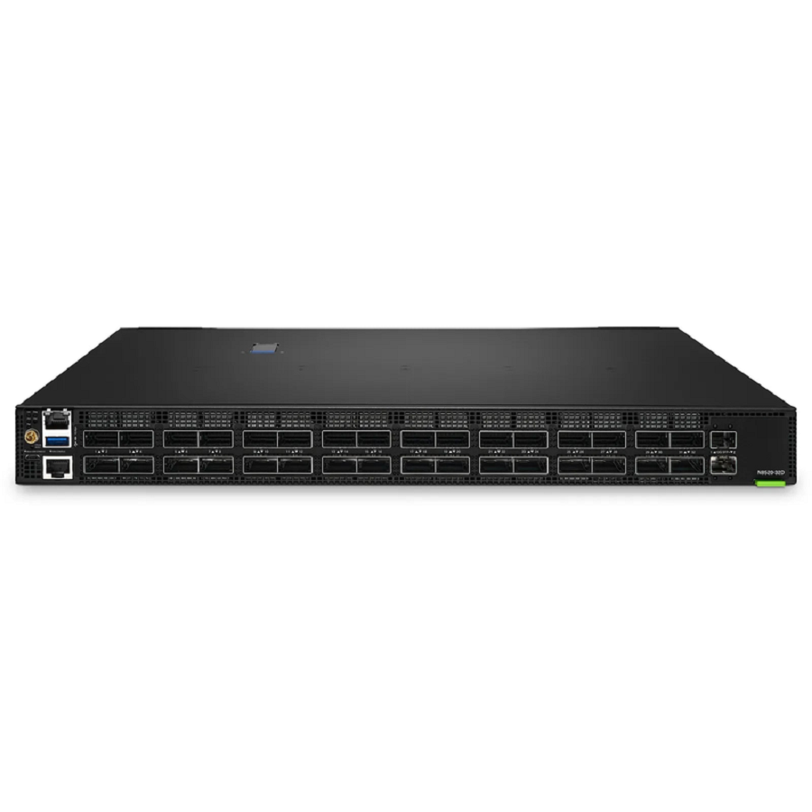 SFPS N8520-32D, 32-Port Ethernet Data Center Switch, 32 x 400Gb QSFP-DD, PicOSA®, Broadcom Trident 4 Chip, Front-to-Back Airflow SFPS