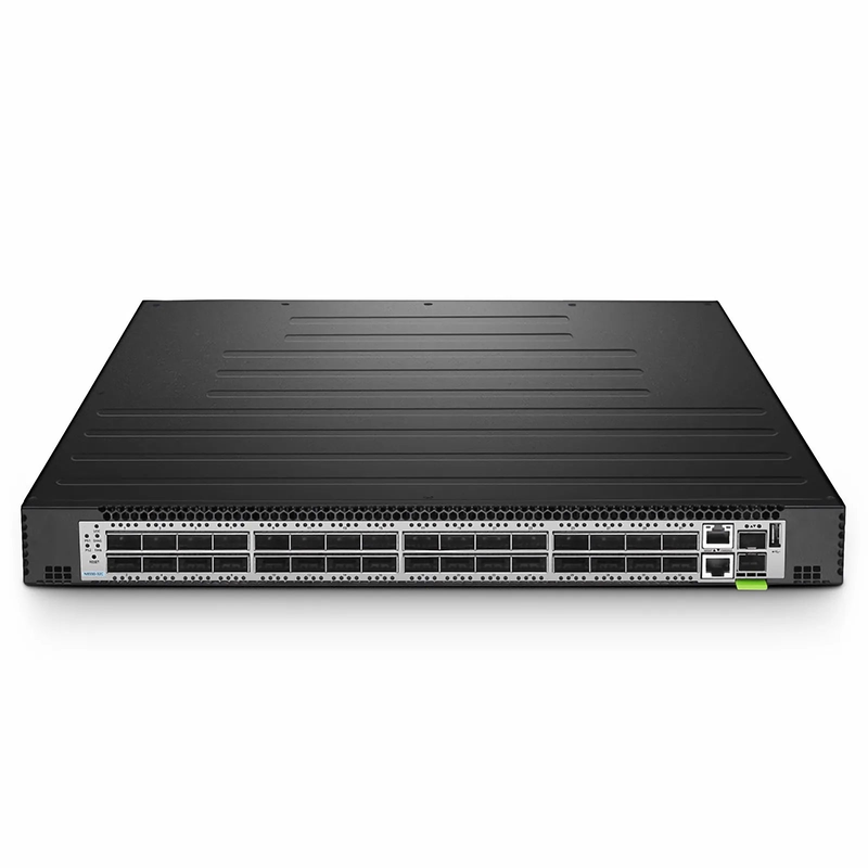 SFPS N8550-32C, 32-Port Ethernet Data Center Switch, 32 x 100Gb QSFP28, 2 x 10Gb SFP+, PicOSA®, Broadcom Trident 3 Chip, Back-to-Front Airflow SFPS