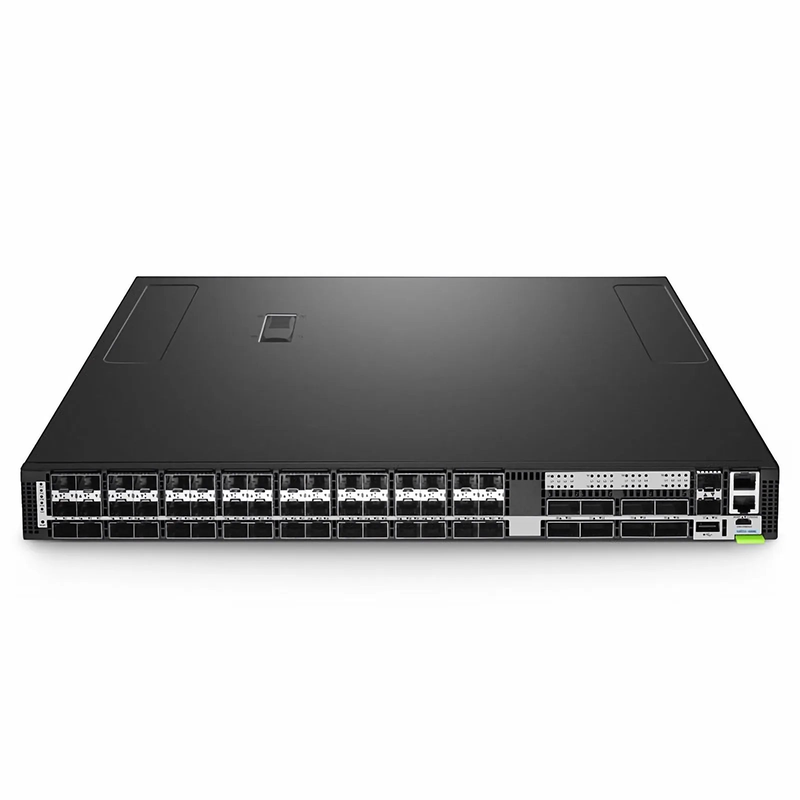 SFPS N8550-48B8C, 48-Port Ethernet Data Center Switch, 48 x 25Gb SFP28, 8 x 100Gb QSFP28 Uplinks, with 2 x 10Gb SFP+ Management Port, PicOSA®, Broadcom Trident 3 Chip, Back-to-Front Airflow SFPS