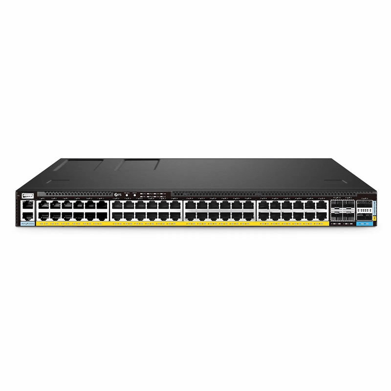 SFPS S5870-48MX6BC-U, 48-Port Ethernet L3 PoE++ Switch, 36 x 2.5Gb PoE++ Ports, 12 x 10Gb PoE++ Ports @2100W, with 4 x 25Gb SFP28 and 2 x 100Gb QSFP28 Uplinks, PicOSA®, Support EVPN-VXLAN, MLAG & Perpetual PoE, Broadcom Chip SFPS