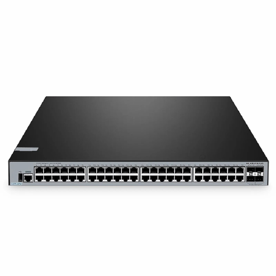 SFPS S3270-48TM, 48-Port Gigabit Ethernet L2+ Switch, 48 x Gigabit RJ45, with 4 x 1/2.5Gb SFP Uplinks, PicOSA®, Broadcom Chip SFPS