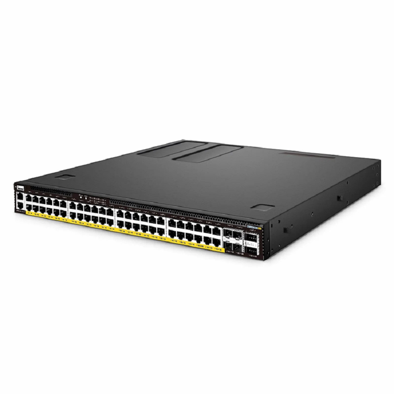 SFPS S5870-48T6BC-U, 48-Port Ethernet L3 PoE++ Switch, 48 x PoE++ Ports @1560W, with 4 x 25Gb SFP28 and 2 x 100Gb QSFP28 Uplinks, PicOSA®, Support EVPN-VXLAN, MLAG & Perpetual PoE, Broadcom Chip