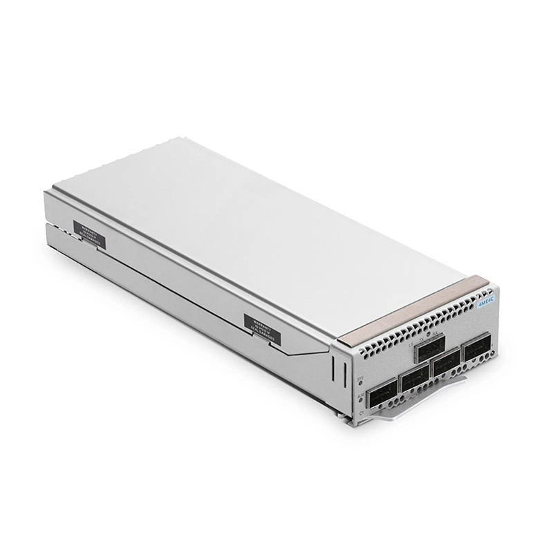 SFPS D6000 4ME4C 400G Muxponder, 4 x 100G QSFP28 to 1 x 400G QSFP-DD for D6000-CH1U Managed Chassis SFPS