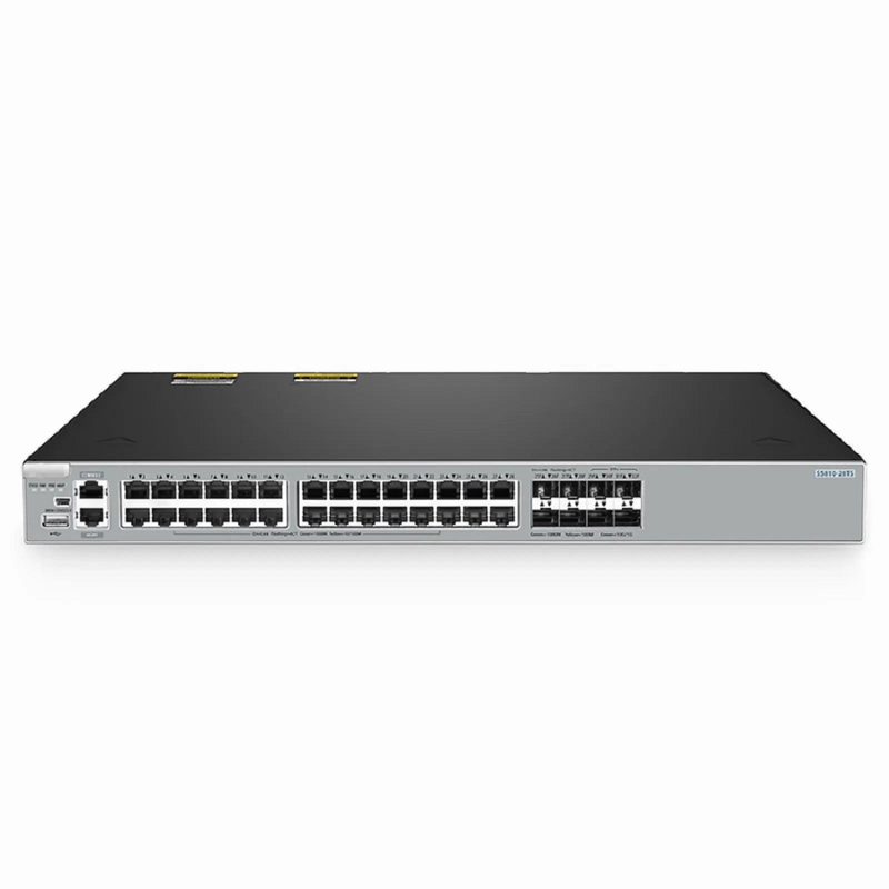 SFPS S5810-28TS, 28-Port Gigabit Ethernet L3 Switch, 24 x Gigabit RJ45, 4 x RJ45/SFP Combo Ports, with 4 x 10Gb SFP+ Uplinks, PicOSA®, Support MLAG, Broadcom Chip SFPS