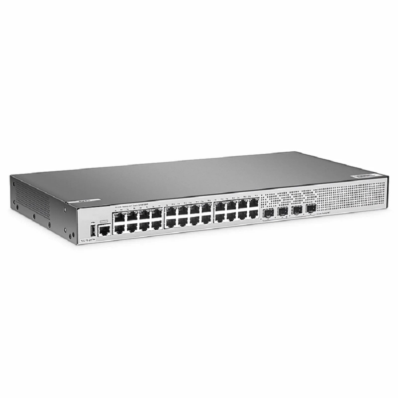 SFPS S3270-24TM, 24-Port Gigabit Ethernet L2+ Switch, 24 x Gigabit RJ45, with 4 x 1/2.5Gb SFP Uplinks, PicOSA®, Broadcom Chip SFPS