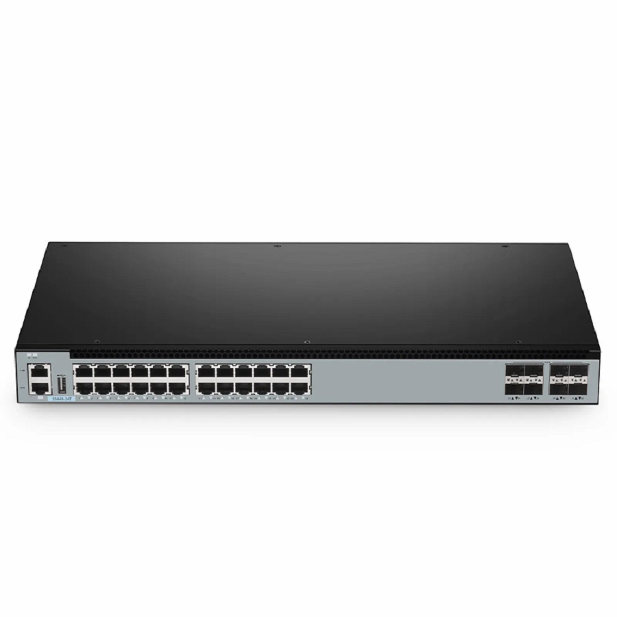 SFPS S5440-24T, 24-Port Gigabit Ethernet L3 Switch, 24 x Gigabit RJ45, with 8 x 10Gb SFP+ Uplinks, PicOSA®, Support EVPN-VXLAN SFPS