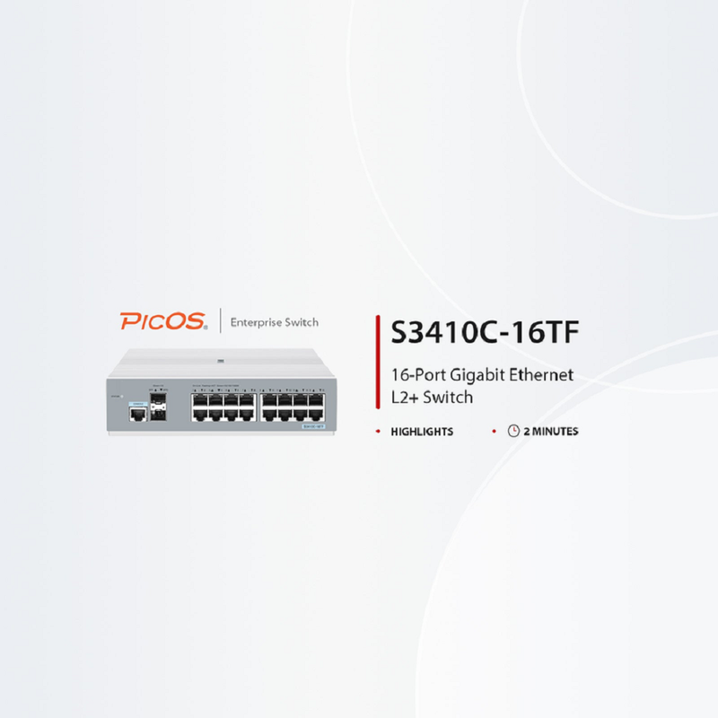 SFPS S5810-28TS, 28-Port Gigabit Ethernet L3 Switch, 24 x Gigabit RJ45, 4 x RJ45/SFP Combo Ports, with 4 x 10Gb SFP+ Uplinks, PicOSA®, Support MLAG, Broadcom Chip SFPS