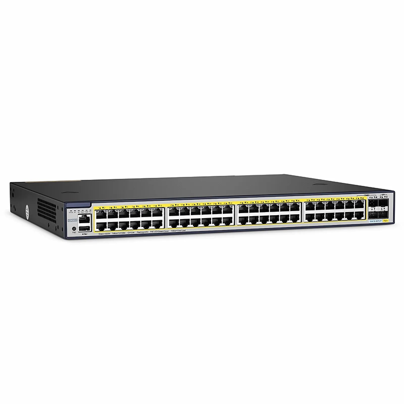 SFPS S3410-48TS-P, 48-Port Gigabit Ethernet L2+ PoE+ Switch, 48 x PoE+ Ports @740W, with 2 x 10Gb SFP+ Uplinks and 2 x Combo SFP Ports, PicOSA®, Support MLAG, Broadcom Chip SFPS
