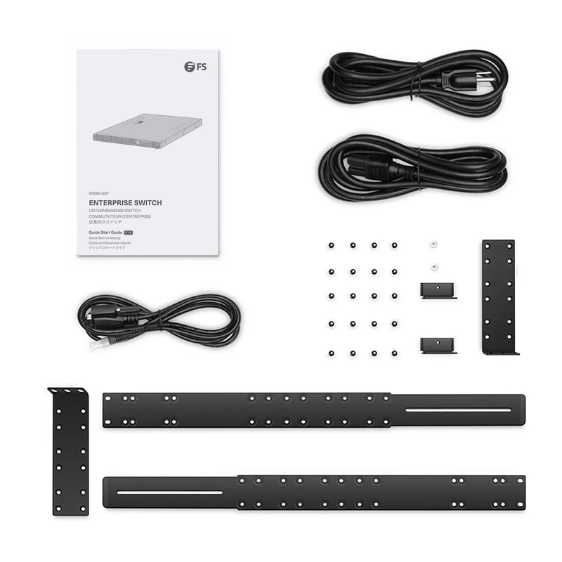 SFPS S5580-48Y, 48-Port Ethernet L3 Switch, 48 x 25Gb SFP28, 8 x 100Gb QSFP28 Uplinks, PicOSA®, Support EVPN-VXLAN&MLAG, Broadcom Chip SFPS