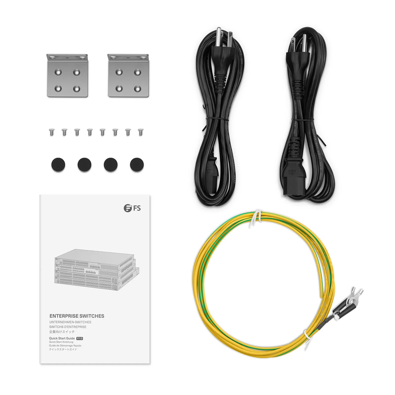 SFPS S3410-24TS, 24-Port Gigabit Ethernet L2+ Switch, 24 x Gigabit RJ45, with 4 x 10Gb SFP+ Uplinks, PicOSA®, Support MLAG, Broadcom Chip SFPS