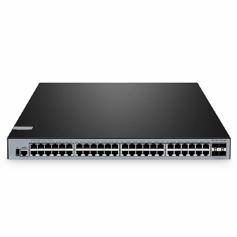 SFPS S3270-48TM, 48-Port Gigabit Ethernet L2+ Switch, 48 x Gigabit RJ45, with 4 x 1/2.5Gb SFP Uplinks, PicOSA®, Broadcom Chip SFPS