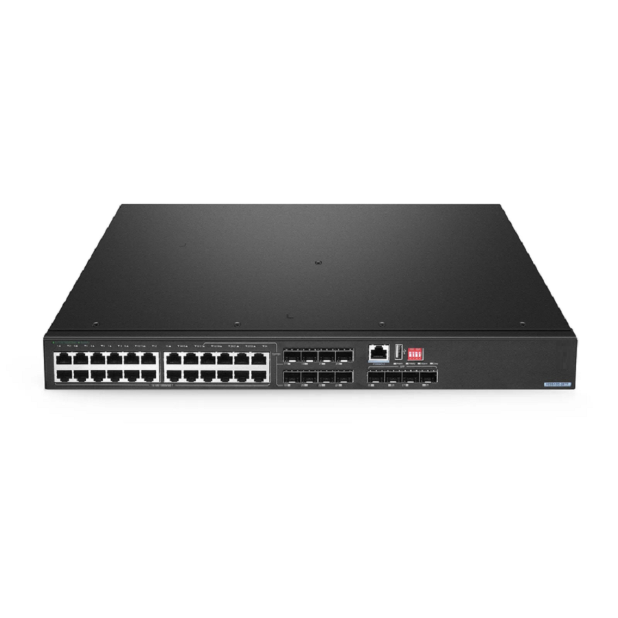 SFPS IES5120-28TF, 24-Port Gigabit Ethernet L2+ Managed Industrial Switch, 16 x 10/100/1000BASE-T, with 8 x 1Gb RJ45/SFP Combo and 4 x 1Gb SFP, -40 to 75A°C Operating Temperature SFPS