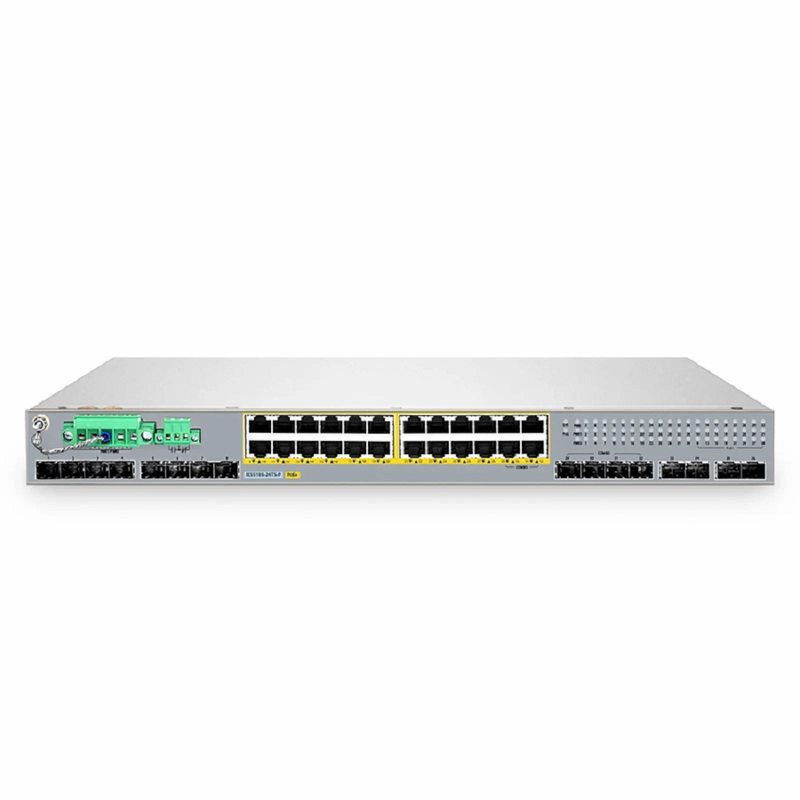 SFPS IES5100-24TS-P, 24-Port Gigabit Ethernet L2+ Managed Industrial PoE+ Switch, 20 x PoE+ Ports @720W, with 4 x 1Gb RJ45/SFP Combo, 8 x 1Gb SFP and 4 x 10Gb SFP+, -40 to 75A°C Operating Temperature SFPS