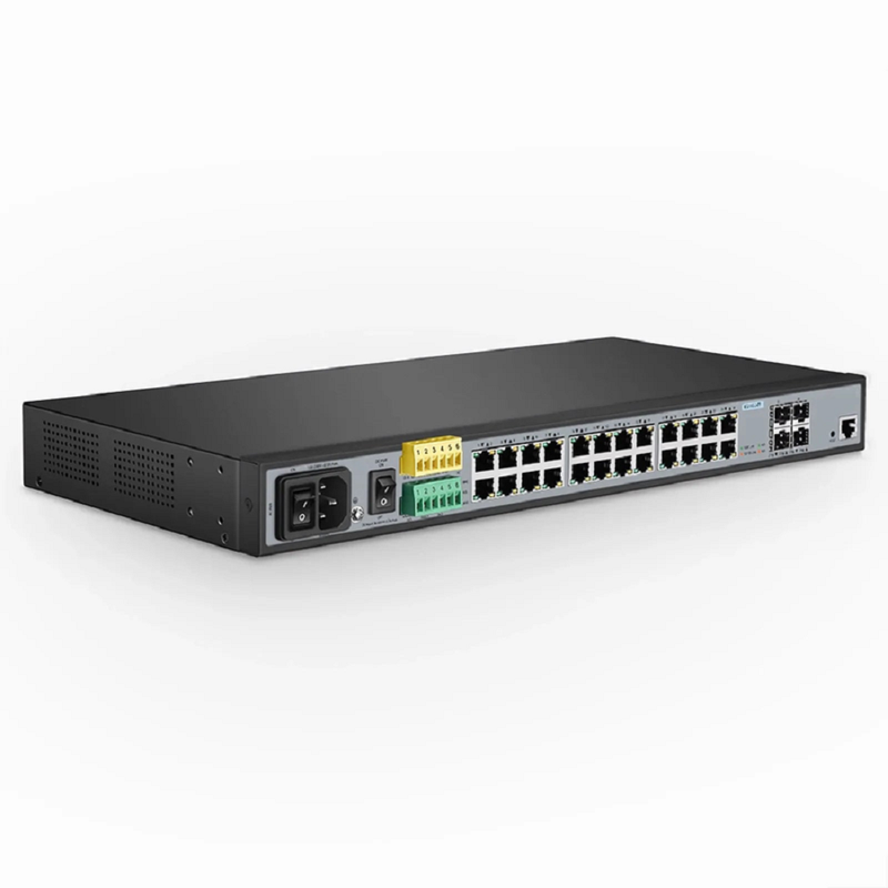 SFPS IES3110-24TF, 24-Port Gigabit Ethernet L2+ Managed Industrial Switch, 20 x 10/100/1000BASE-T, with 4 x 1Gb RJ45/SFP Combo, -40 to 75A°C Operating Temperature SFPS