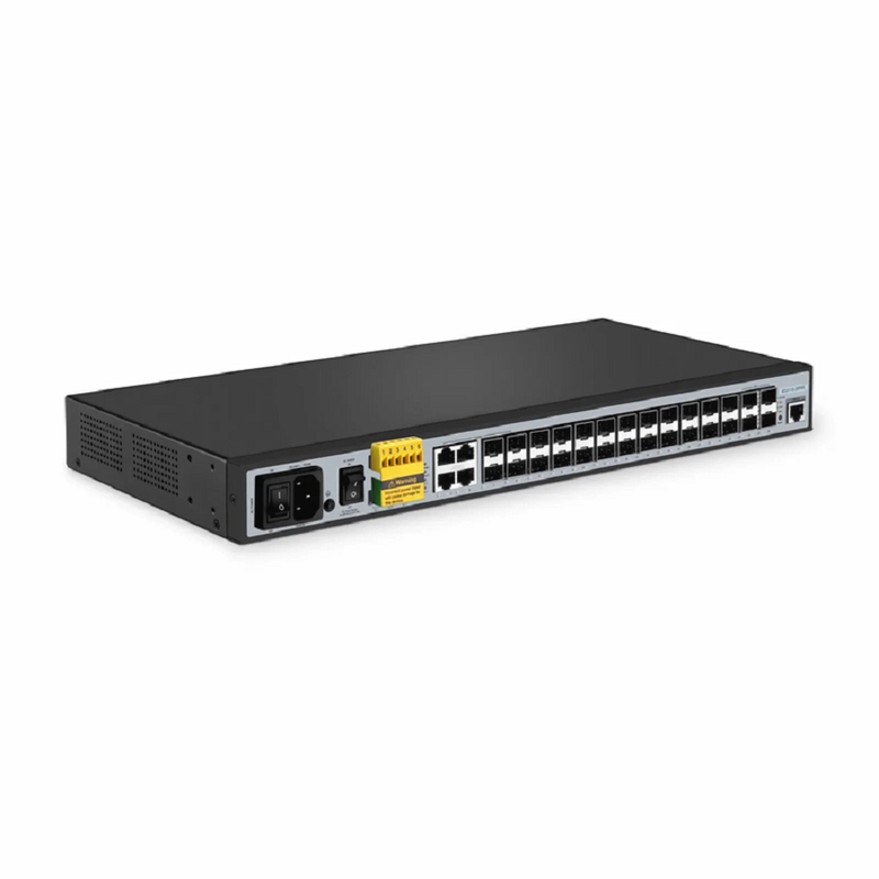 SFPS IES5110-20FMS, 20-Port Ethernet L2+ Managed Industrial Switch, 10 x 1Gb SFP, 10 x 1/2.5Gb SFP, with 4 x 1Gb RJ45/SFP Combo, 4 x 10Gb SFP+, Wide-Temp SFPS