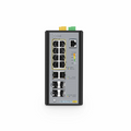 SFPS IES3110-8TFM-P, 8-Port Gigabit Ethernet L2+ Managed Industrial PoE+ Switch, 8 x PoE+ Ports @240W, and 2 x 10/100/1000BASE-T, with 2 x 1Gb SFP, 2 x 1/2.5Gb SFP, -40 to 75A°C Operating Temperature SFPS