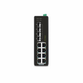 SFPS IES3220-8T4F, 8-Port Gigabit Ethernet L2+ Managed Industrial Switch, 8 x 10/100/1000BASE-T, with 4 x 1Gb SFP, -40 to 75A°C Operating Temperature SFPS