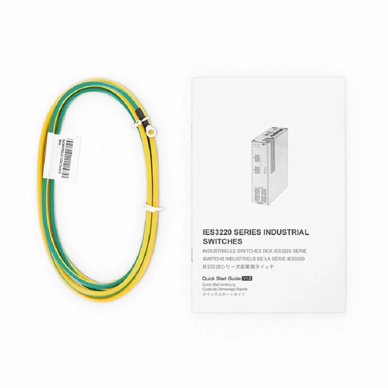 SFPS IES3220-8T4F, 8-Port Gigabit Ethernet L2+ Managed Industrial Switch, 8 x 10/100/1000BASE-T, with 4 x 1Gb SFP, -40 to 75A°C Operating Temperature SFPS