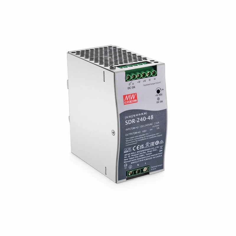SFPS 240W 48VDC Slim DIN Rail High-Performance Industrial Power Supply with PFC Function SFPS