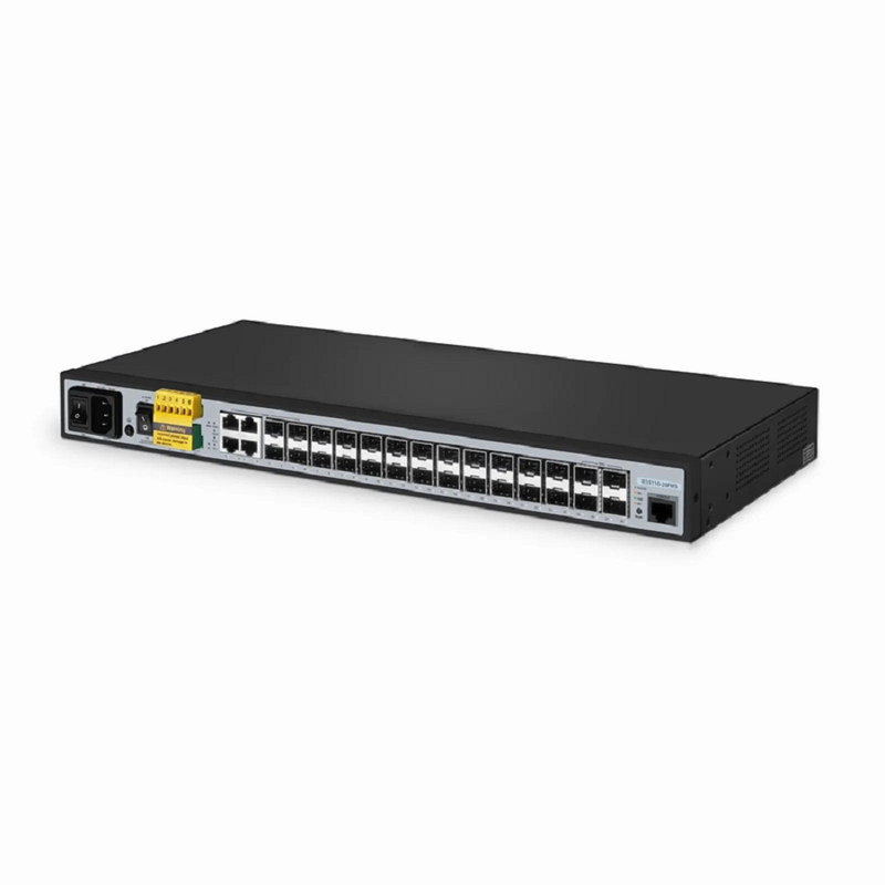 SFPS IES5110-20FMS, 20-Port Ethernet L2+ Managed Industrial Switch, 10 x 1Gb SFP, 10 x 1/2.5Gb SFP, with 4 x 1Gb RJ45/SFP Combo, 4 x 10Gb SFP+, Wide-Temp SFPS