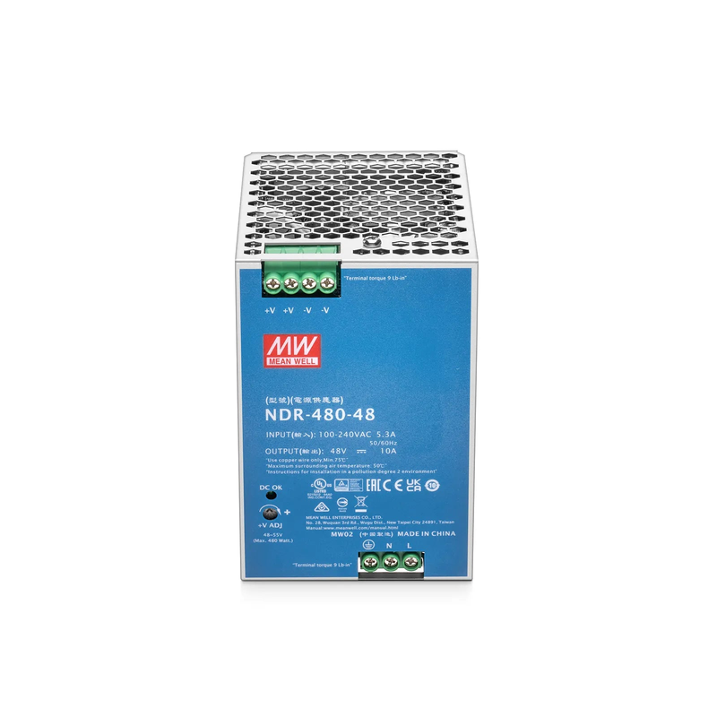 SFPS 480W 48VDC Slim DIN Rail Economical Industrial Power Supply with PFC Function SFPS