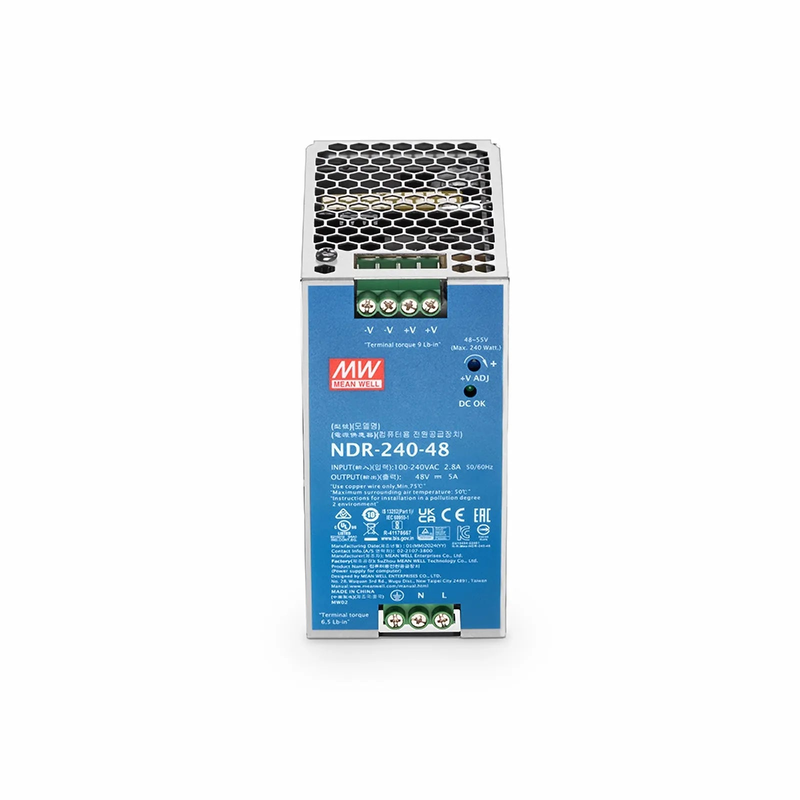 SFPS 240W 48VDC Slim DIN Rail Economical Industrial Power Supply with PFC Function SFPS