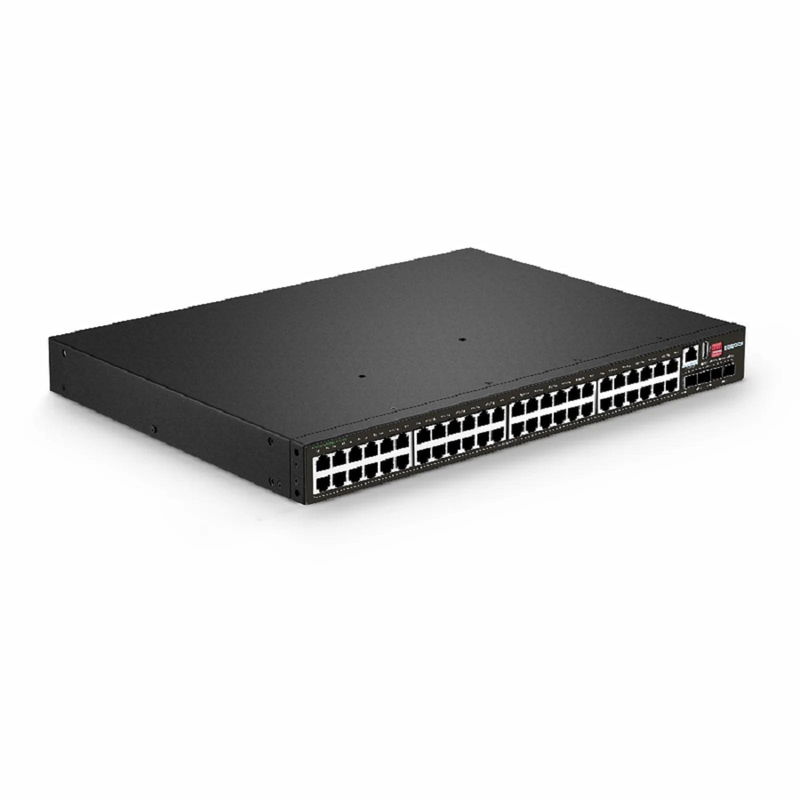 SFPS IES5120-48T4S, 48-Port Gigabit Ethernet L2+ Managed Industrial Switch, 48 x 10/100/1000BASE-T, with 4 x 1/10Gb SFP+, -40 to 75A°C Operating Temperature SFPS
