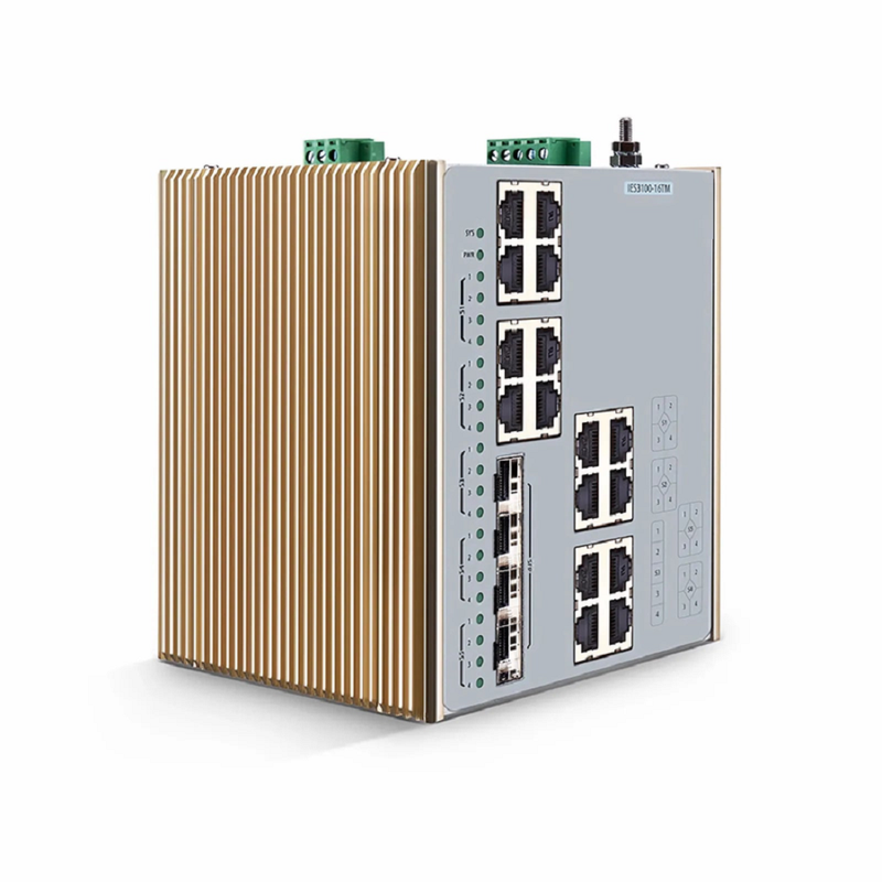 SFPS IES3100-16TM, 16-Port Gigabit Ethernet L2 Managed Industrial Switch, 16 x 10/100/1000BASE-T, with 4 x 1/2.5Gb SFP, -40 to 85A°C Operating Temperature SFPS