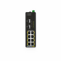 SFPS TSN3220-10S-U, 8-Port Gigabit Ethernet L2 Managed TSN Industrial PoE++ Switch, 8 x PoE++ Ports@360W, with 2 x 1/10Gb SFP+, -40 to 75A°C Operating Temperature SFPS