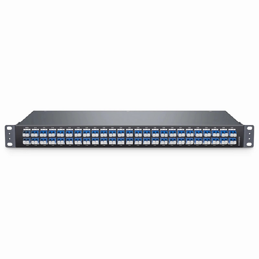 SFPS OMD48ECM, 48 Channels 100GHz C14-C61 Passive, Dual Fiber DWDM Mux and Demux with Monitor Port, LC/UPC, 1U Rack SFPS