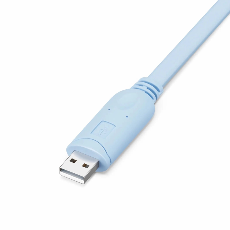 SFPS 7ft (2m) USB (Male) to RJ45 (Male) Console Cable, Blue SFPS