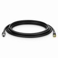 SFPS 16ft (5m) Industrial M12X/8M to RJ45 Cordsets CAT6A SF/UTP PUR Ethernet Network Patch Cable, Black