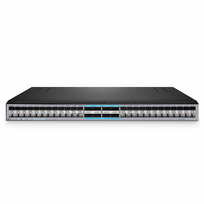 SFPS S5850-48S8C, 48-Port Ethernet L3 Switch, 48 x 10Gb SFP+, with 8 x 100Gb QSFP28, Support MPLS&MLAG SFPS