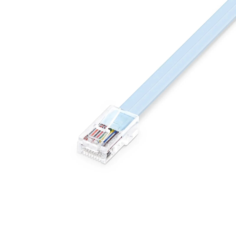 SFPS 7ft (2m) RJ45 (Male) to DB9 (Female) Console Cable, Blue SFPS