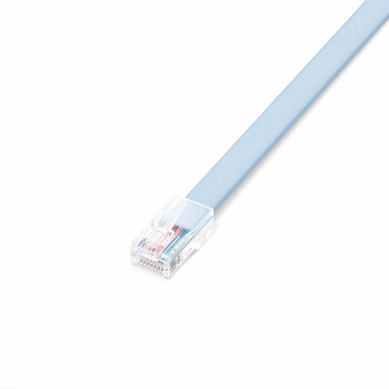 SFPS 7ft (2m) USB (Male) to RJ45 (Male) Console Cable, Blue