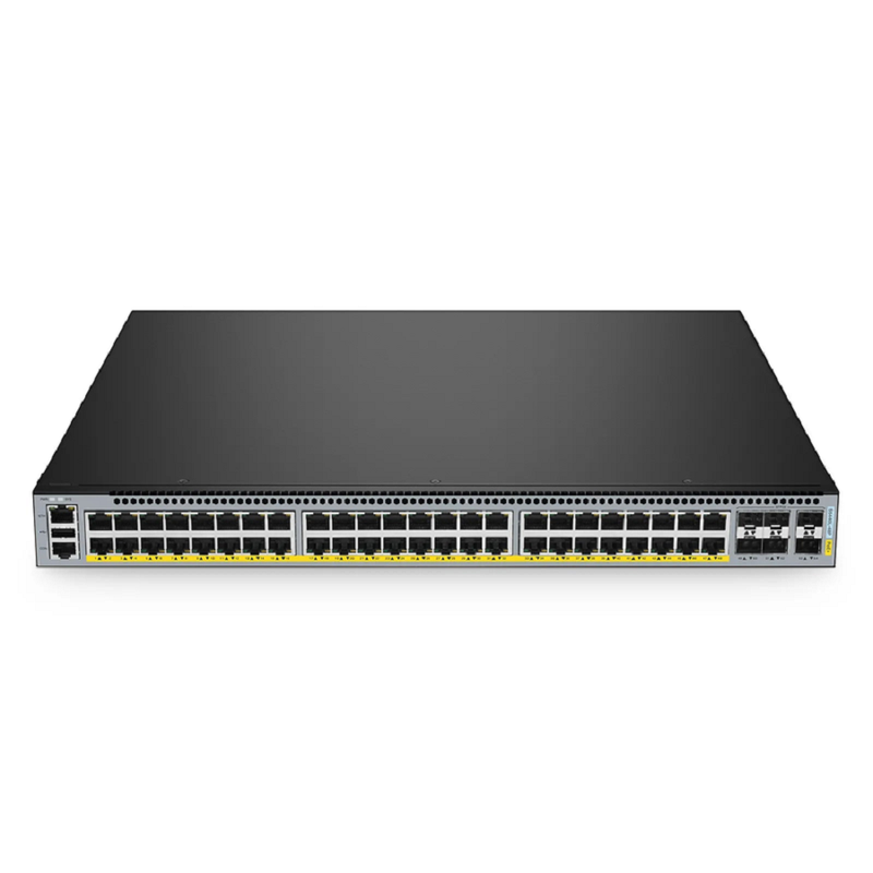SFPS S5440L-48P, 48-Port Gigabit Ethernet L3 PoE+ Switch, 48 x PoE+ Ports @740W, with 6 x 25Gb SFP28 Uplinks, Support VXLAN & MLAG SFPS