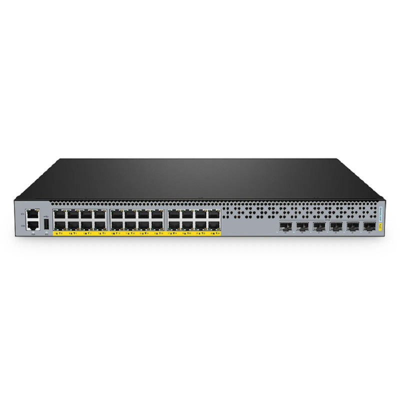 SFPS S5440L-24P, 24-Port Gigabit Ethernet L3 PoE+ Switch, 24 x PoE+ Ports @370W, with 6 x 25Gb SFP28 Uplinks, Support VXLAN & MLAG SFPS