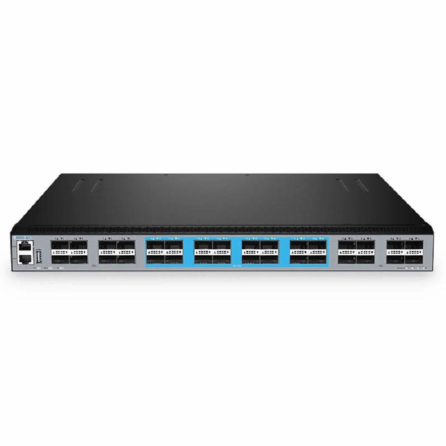 SFPS S8550-32C, 32-Port Ethernet L3 Switch, 32 x 100Gb QSFP28, Support MPLS&MLAG, Hyper-Converged Infrastructure SFPS