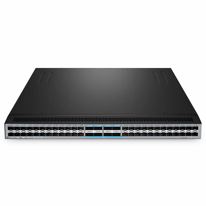SFPS S5850-48B8C, 48-Port Ethernet L3 Switch, 48 x 25Gb SFP28, with 8 x 100Gb QSFP28, Support MPLS&MLAG SFPS