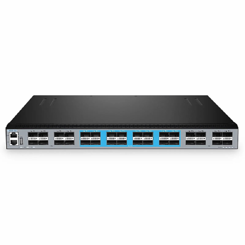 SFPS S8550-32C, 32-Port Ethernet L3 Switch, 32 x 100Gb QSFP28, Support MPLS&MLAG, Hyper-Converged Infrastructure SFPS