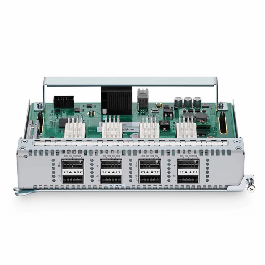 SFPS NC8200-8C, 8-Port 100Gb QSFP28 Line Card for Data Center Chassis Switch NC8200-4TD SFPS