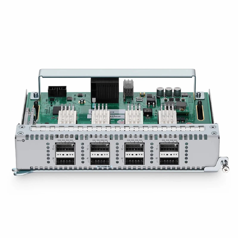 SFPS NC8200-8C, 8-Port 100Gb QSFP28 Line Card for Data Center Chassis Switch NC8200-4TD SFPS