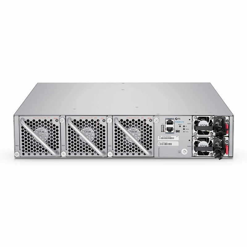 SFPS NC8200-4TD, 4-Slot 2U Ethernet L3 Data Center Chassis Switch Unloaded, with 4x 25/40/100Gb Line Cards, Support MLAG/Stacking, Broadcom Chip SFPS