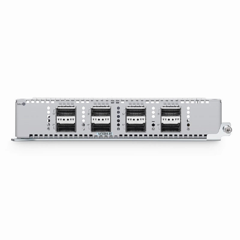 SFPS NC8200-8C, 8-Port 100Gb QSFP28 Line Card for Data Center Chassis Switch NC8200-4TD SFPS