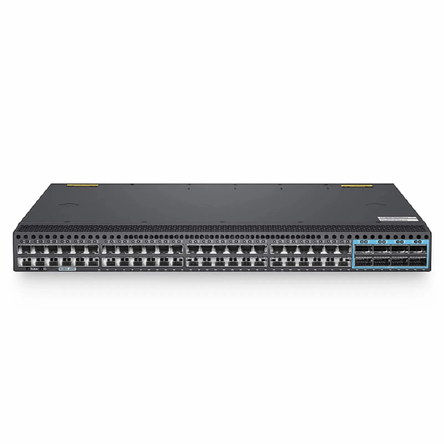 SFPS N5860-48SC, 48-Port Ethernet L3 Data Center Switch, 48 x 10Gb SFP+, with 8 x 100Gb QSFP28, Support MLAG/Stacking, Broadcom Chip, Dual AC PSUs, Front-to-Back Airflow SFPS